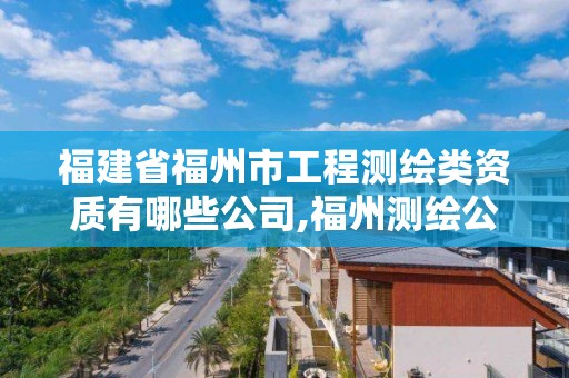 福建省福州市工程測繪類資質有哪些公司,福州測繪公司排名。