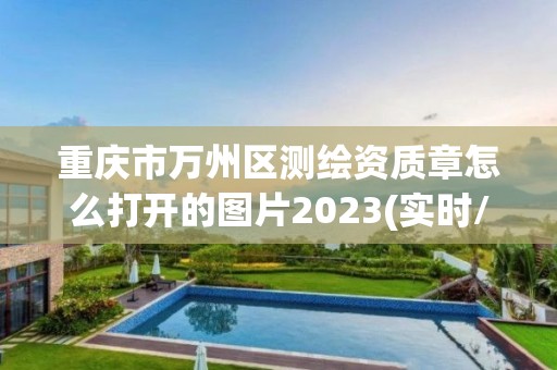 重慶市萬(wàn)州區(qū)測(cè)繪資質(zhì)章怎么打開的圖片2023(實(shí)時(shí)/更新中)