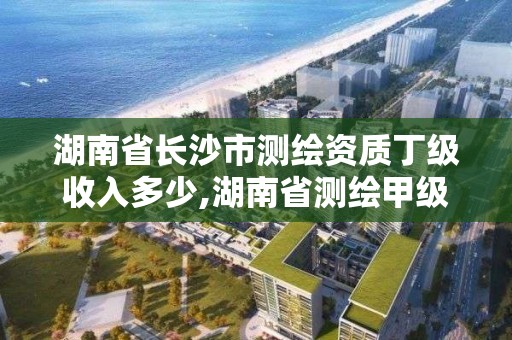 湖南省長沙市測繪資質丁級收入多少,湖南省測繪甲級資質單位