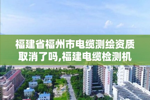 福建省福州市電纜測繪資質取消了嗎,福建電纜檢測機構有哪些