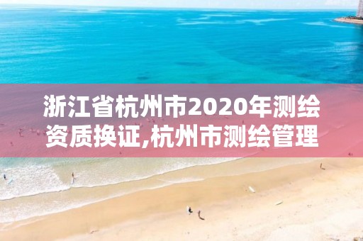 浙江省杭州市2020年測繪資質換證,杭州市測繪管理服務平臺