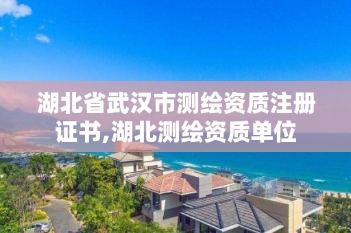 湖北省武漢市測繪資質注冊證書,湖北測繪資質單位