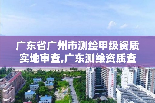 廣東省廣州市測繪甲級資質實地審查,廣東測繪資質查詢