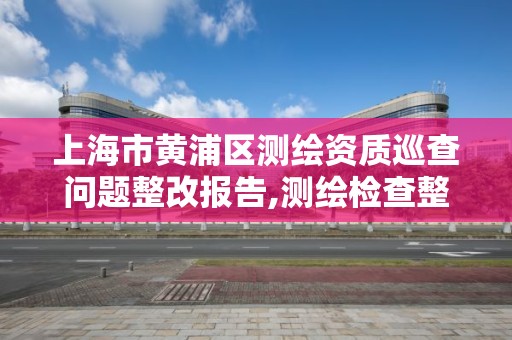 上海市黃浦區測繪資質巡查問題整改報告,測繪檢查整改報告。