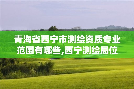 青海省西寧市測繪資質(zhì)專業(yè)范圍有哪些,西寧測繪局位置