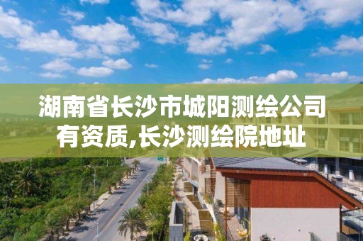 湖南省長沙市城陽測繪公司有資質,長沙測繪院地址