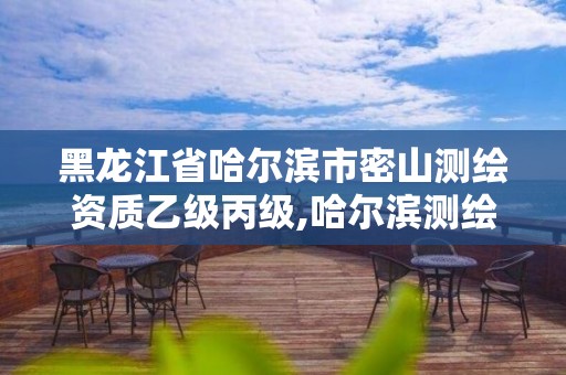 黑龍江省哈爾濱市密山測繪資質(zhì)乙級丙級,哈爾濱測繪局怎么樣