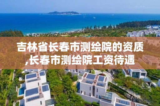 吉林省長春市測繪院的資質,長春市測繪院工資待遇