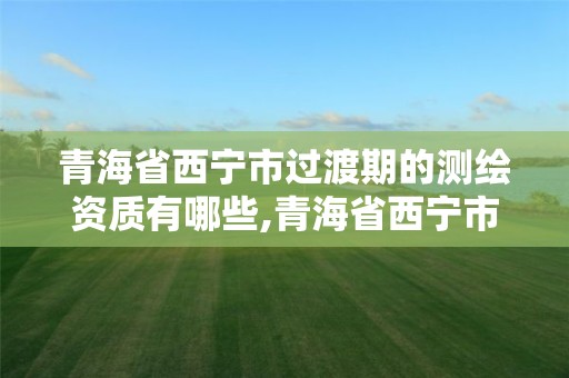 青海省西寧市過渡期的測繪資質有哪些,青海省西寧市過渡期的測繪資質有哪些企業。