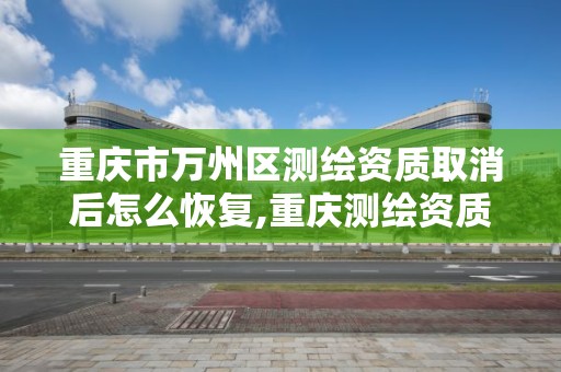 重慶市萬州區測繪資質取消后怎么恢復,重慶測繪資質代辦。