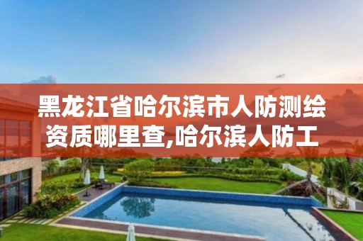 黑龍江省哈爾濱市人防測繪資質哪里查,哈爾濱人防工程