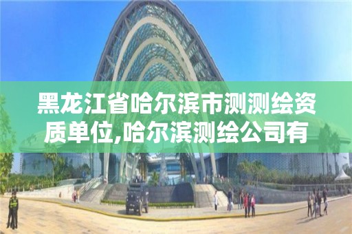 黑龍江省哈爾濱市測測繪資質(zhì)單位,哈爾濱測繪公司有哪些