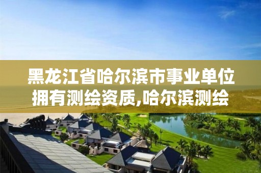 黑龍江省哈爾濱市事業(yè)單位擁有測繪資質(zhì),哈爾濱測繪局是干什么的