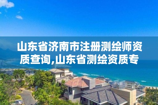 山東省濟南市注冊測繪師資質查詢,山東省測繪資質專用章圖片