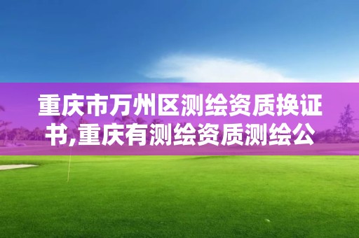 重慶市萬州區測繪資質換證書,重慶有測繪資質測繪公司大全