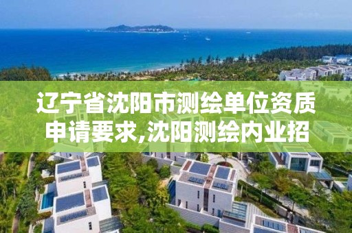 遼寧省沈陽市測繪單位資質申請要求,沈陽測繪內業招聘