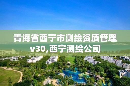 青海省西寧市測繪資質管理v30,西寧測繪公司