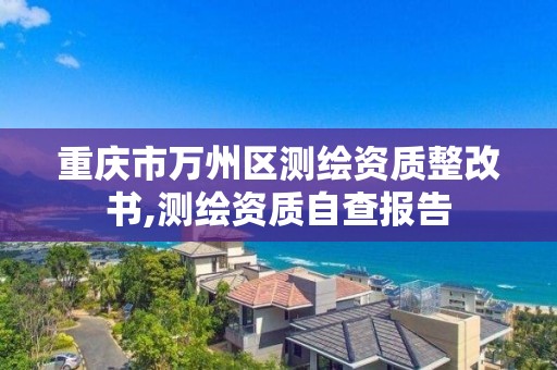 重慶市萬州區測繪資質整改書,測繪資質自查報告