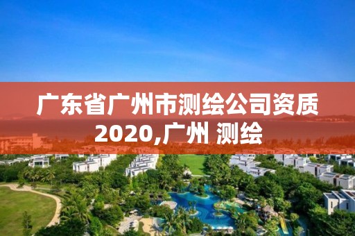 廣東省廣州市測繪公司資質2020,廣州 測繪