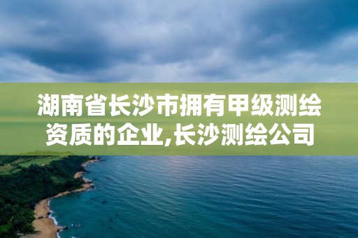 湖南省長沙市擁有甲級測繪資質的企業,長沙測繪公司資質有哪家。