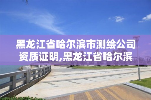 黑龍江省哈爾濱市測繪公司資質證明,黑龍江省哈爾濱市測繪局