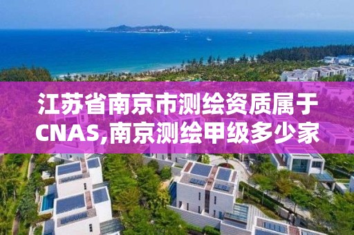 江蘇省南京市測繪資質屬于CNAS,南京測繪甲級多少家