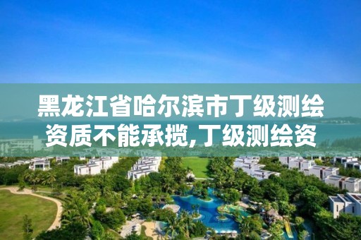 黑龍江省哈爾濱市丁級測繪資質不能承攬,丁級測繪資質要求