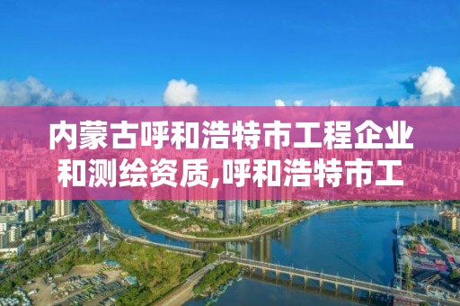 內蒙古呼和浩特市工程企業和測繪資質,呼和浩特市工程測量招聘信息