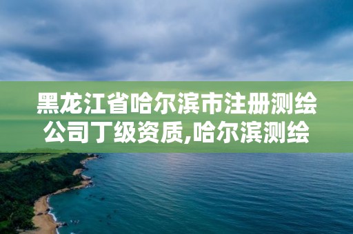 黑龍江省哈爾濱市注冊測繪公司丁級資質(zhì),哈爾濱測繪局工資怎么樣