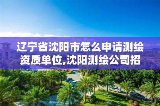 遼寧省沈陽市怎么申請測繪資質(zhì)單位,沈陽測繪公司招聘信息最新招聘