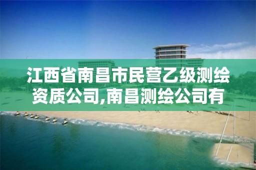 江西省南昌市民營乙級測繪資質公司,南昌測繪公司有哪些