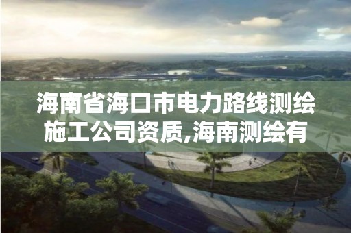 海南省海口市電力路線測繪施工公司資質,海南測繪有限公司