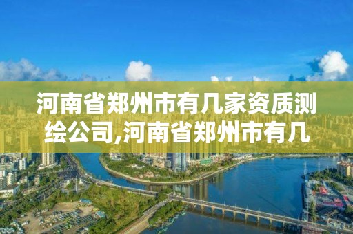 河南省鄭州市有幾家資質測繪公司,河南省鄭州市有幾家資質測繪公司啊。