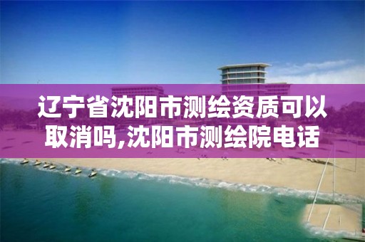 遼寧省沈陽市測繪資質可以取消嗎,沈陽市測繪院電話