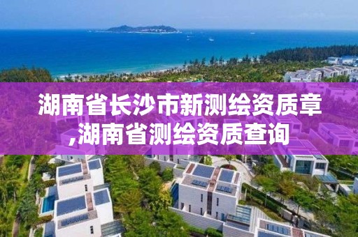 湖南省長沙市新測繪資質章,湖南省測繪資質查詢