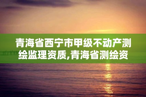 青海省西寧市甲級不動產測繪監理資質,青海省測繪資質延期公告。