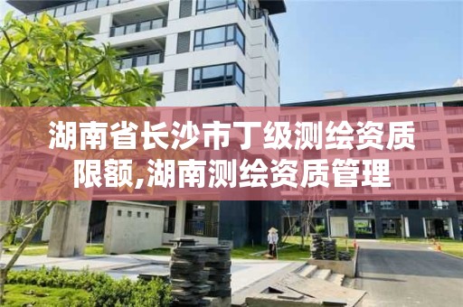 湖南省長沙市丁級測繪資質限額,湖南測繪資質管理