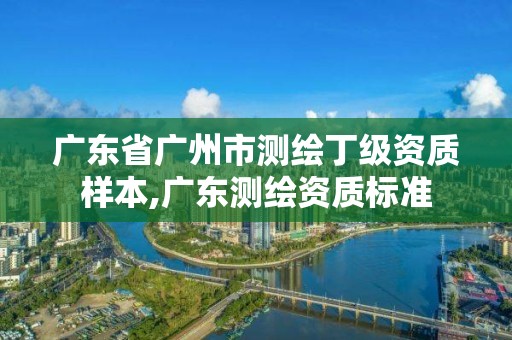 廣東省廣州市測繪丁級資質(zhì)樣本,廣東測繪資質(zhì)標準