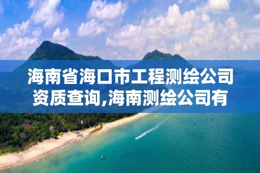 海南省海口市工程測繪公司資質查詢,海南測繪公司有多少家