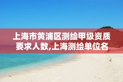 上海市黃浦區測繪甲級資質要求人數,上海測繪單位名單。