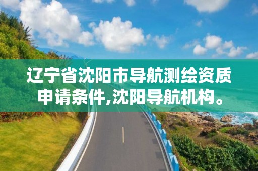 遼寧省沈陽市導航測繪資質申請條件,沈陽導航機構。