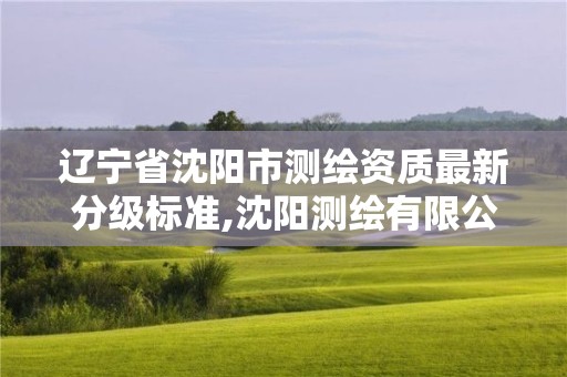 遼寧省沈陽(yáng)市測(cè)繪資質(zhì)最新分級(jí)標(biāo)準(zhǔn),沈陽(yáng)測(cè)繪有限公司