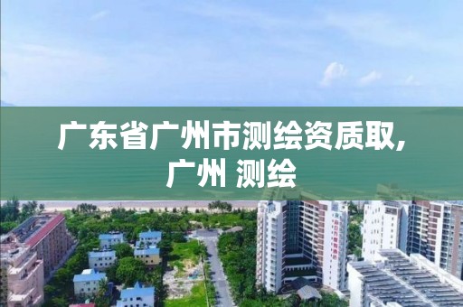 廣東省廣州市測繪資質取,廣州 測繪