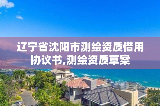 遼寧省沈陽市測繪資質借用協議書,測繪資質草案