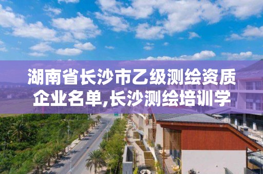 湖南省長沙市乙級測繪資質企業名單,長沙測繪培訓學校