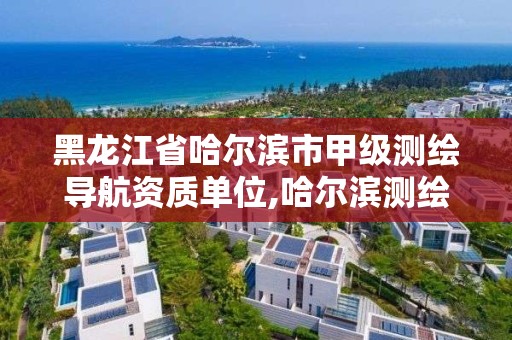 黑龍江省哈爾濱市甲級測繪導航資質單位,哈爾濱測繪勘察研究院怎么樣