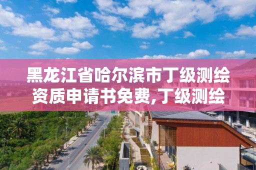 黑龍江省哈爾濱市丁級測繪資質申請書免費,丁級測繪資質執業范圍。