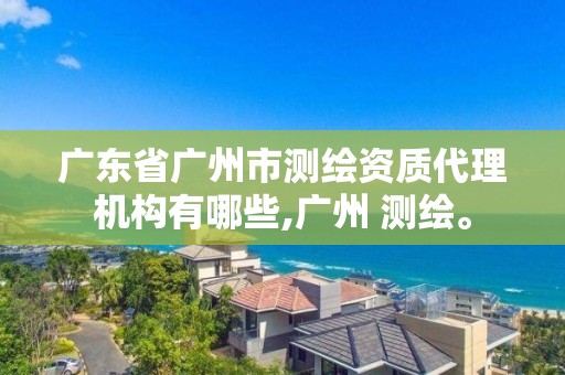 廣東省廣州市測繪資質代理機構有哪些,廣州 測繪。