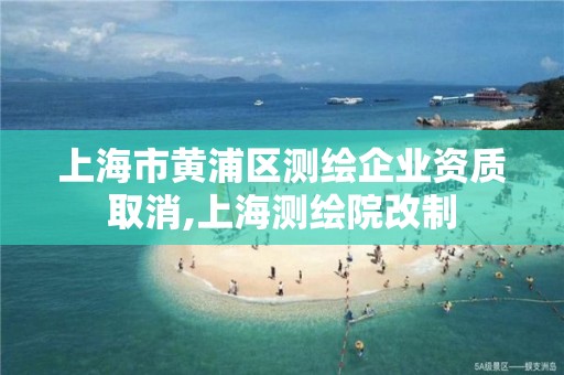 上海市黃浦區測繪企業資質取消,上海測繪院改制