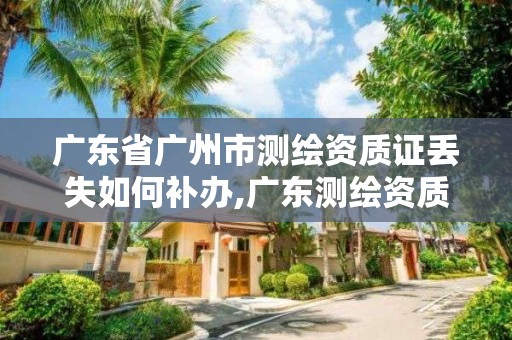 廣東省廣州市測繪資質證丟失如何補辦,廣東測繪資質標準